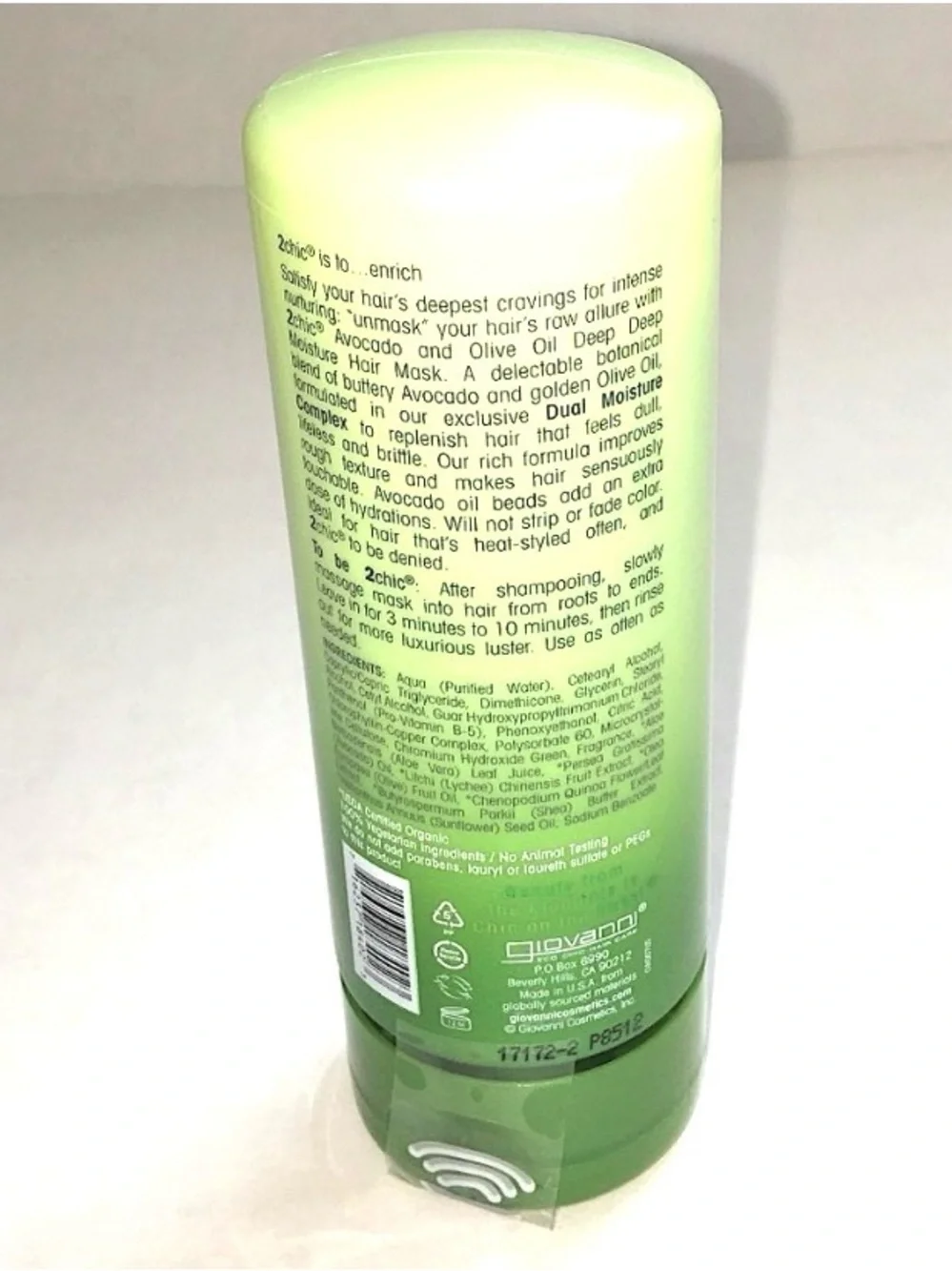 GIOVANNI 2chic Avocado & Olive Oil Deep Moisture Hair Mask Leave in Conditioners